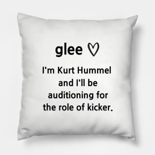 Glee/Kurt/Role of Kicker Pillow