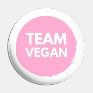 Team Vegan Pin