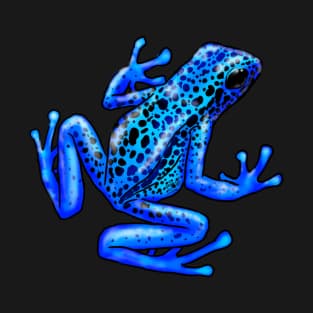 Blue Poison Dart Frog, Okopipi, Dendrobates Tinctorius Azureus T-Shirt