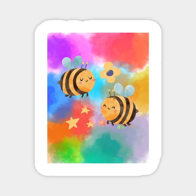 Honey Bee Magnet by Arcills