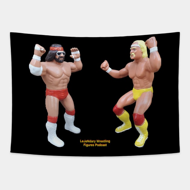 LeJeNdary Wrestling Figures Podcast Explode Tapestry by LeJeNdary Wrestling Figures