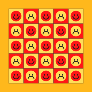 HAPPY AND SAD FACES T-Shirt