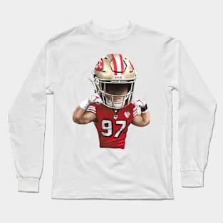 Buy Women's Long Sleeve T-Shirt with Nick Bosa Print #1248917 at