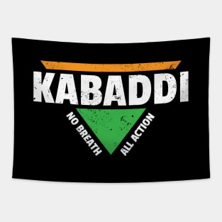 Kabaddi No Breath All Action Tapestry