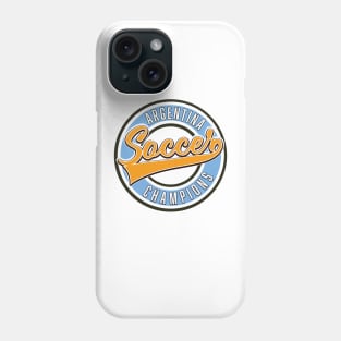 Argentina Soccer Champions logo Phone Case