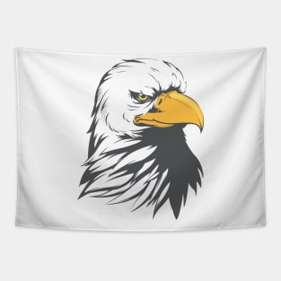 Bald Eagle Head Cartoon Tapestry