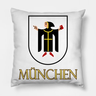 Munchen (Munich) Germany - Coat of Arms Design Pillow