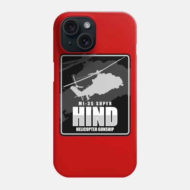 Mi-35 Super Hind Phone Case by Tailgunnerstudios