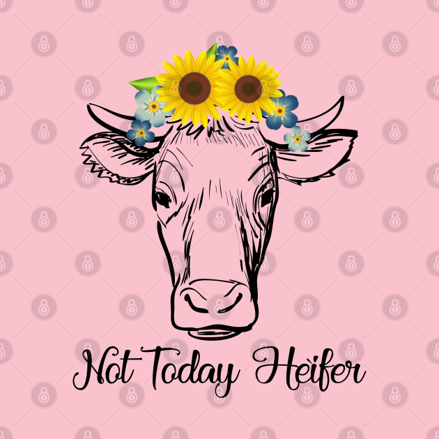 Not today heifer II - Funny Cows - Kids T-Shirt | TeePublic