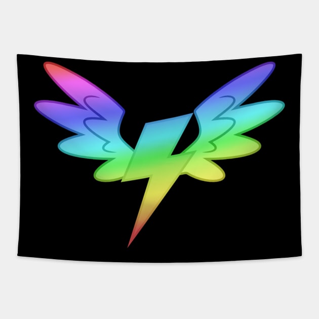 MLP - Cutie Mark Rainbow Special - Wonderbolts Tapestry by ariados4711