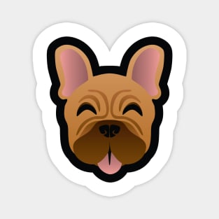 Black Masked French Bulldog Magnet