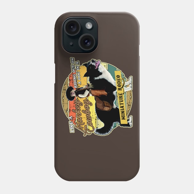 Like a Monkey Cowboy Phone Case by MonkeyKing