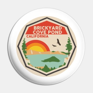 Brickyard Cove Pond California Colorful Pin