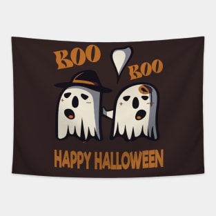 Boo - Happy Halloween Tapestry