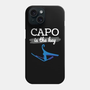 Capo is the Key Blue Capo Dark Theme Phone Case