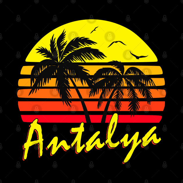 Antalya Retro Sunset by Nerd_art