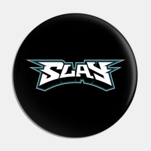 Big Play Slay Philly Eagles Football Pin