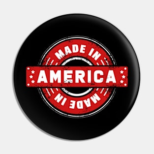 Made In America Tshirt Pin