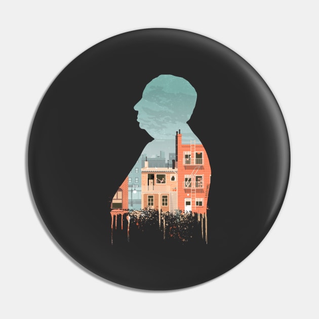 Rear Window Silhouette Illustration Pin by burrotees