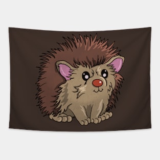 Cute Cartoon Hedgehog Tapestry