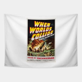 When Worlds Collide 1951 Retro Sci Fi Film Classic Movie Tapestry