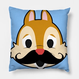 Dale with Mustache Pillow