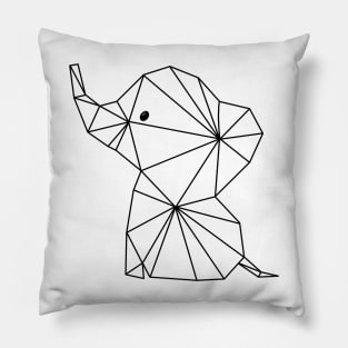 Geometric elephant Pillow