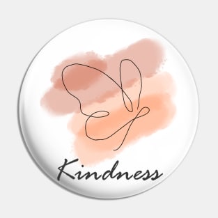 Kindness one line butterfly, inspirational meanings Pin