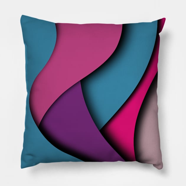 Modern Waves Pillow by Studio Lockhart