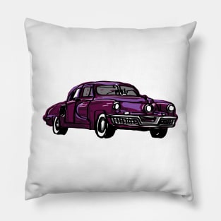 1948 Tucker Torpedo painting Pillow