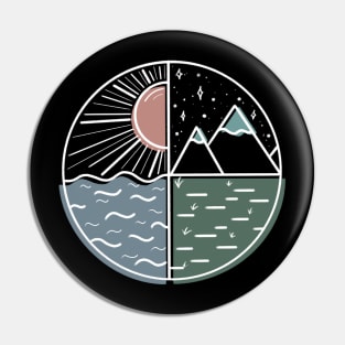 Nature Lover Minimalist Pin