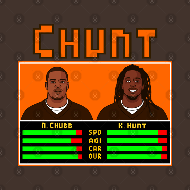 Jam Session - Cleveland Browns - Chubb & Hunt by Docker Tees