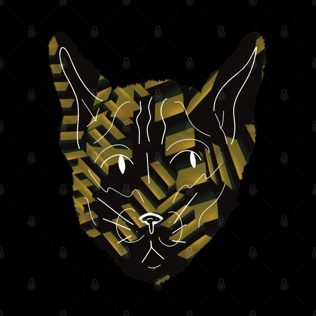 Liminal Spaces Cat Yellow Design by IgorAndMore