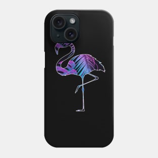 Flamingo with Tropical leaves Pattern, Love Flamingos Phone Case
