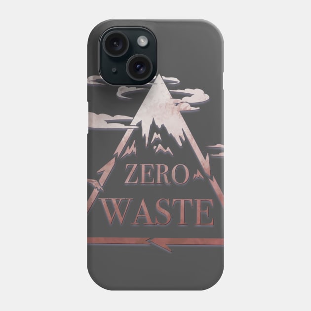 Zero Waste mountain Phone Case by Yofka