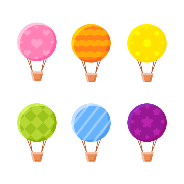 Hot air balloons by WordsGames