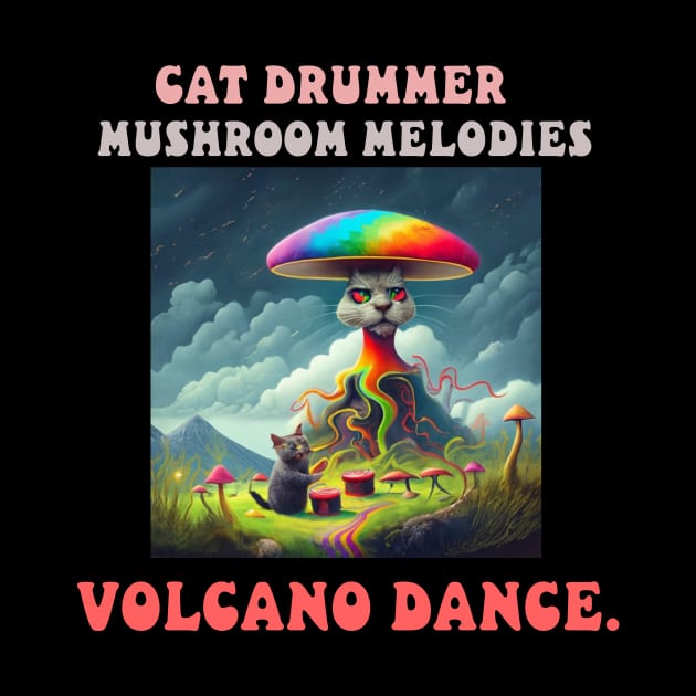 Cat Drummer, Mushroom Melodies, Volcano Dance by Catbrat