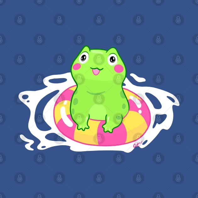 Pool frog by CKline