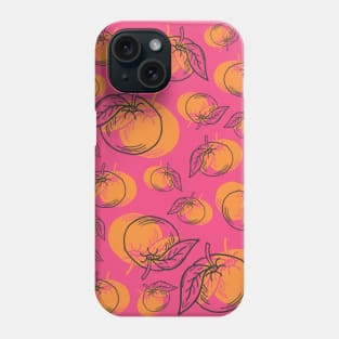 Feel Tangerine Summer Pattern Phone Case