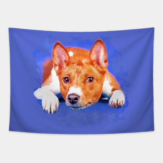 Basenji Tapestry by Nartissima