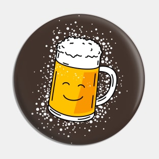 Happy beer mug Pin