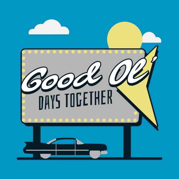 Good Ol' Days Together Vintage Drive-In by DC Bell Design