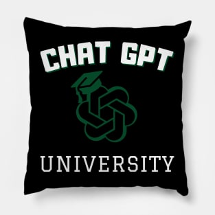 Chat gpt University Pillow