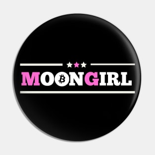 Crypto Moongirl Pin