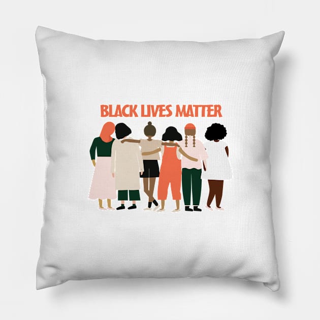 black lives matter Pillow by KMLdesign