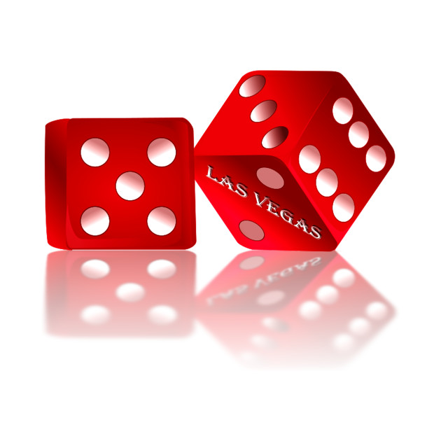 Las Vegas Dice Gaming TShirt TeePublic