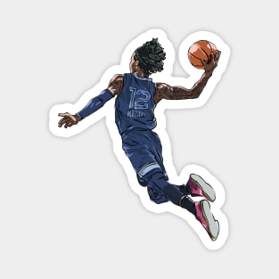 Ja Morant Dunk Sketch Magnet