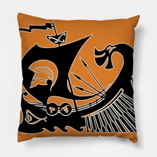 The Argo under sail Pillow