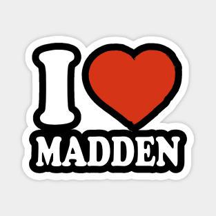 Great Gift Madden Classic Proud Name Christmas 70s 80s 90s Magnet