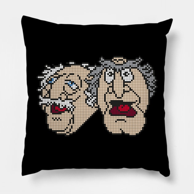 POXELART - Statler and Waldorf for president Pillow by JigongNumpuk